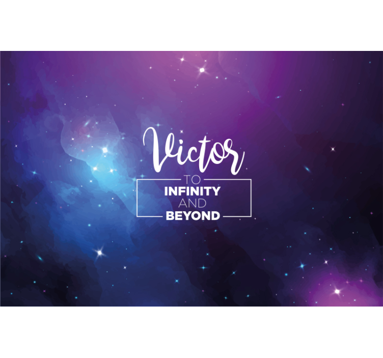 Fototapet fantasi galakseeventyr tema - Tenstickers