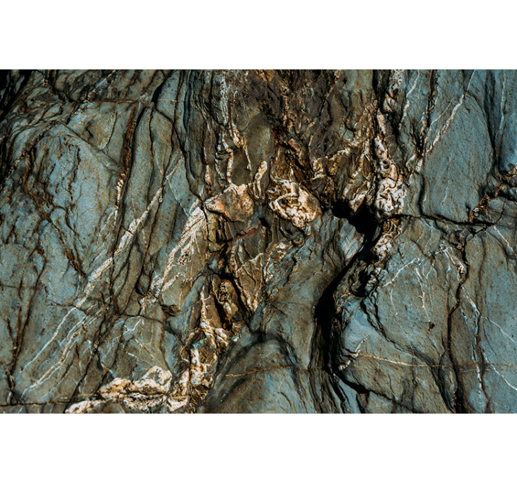 Fototapet andre teksturer og mønstre sprukket stein - Tenstickers