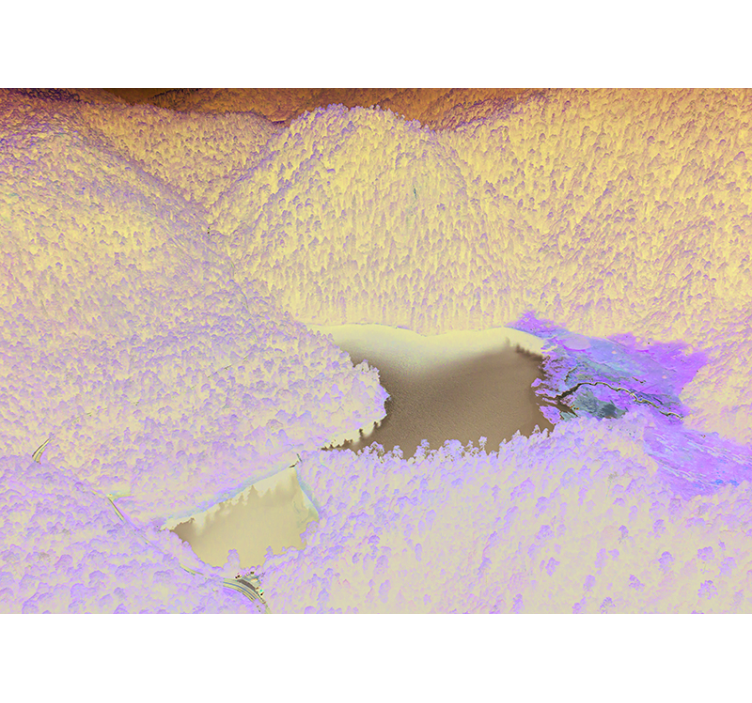 Fjellvannsro fototapet landskap - Tenstickers