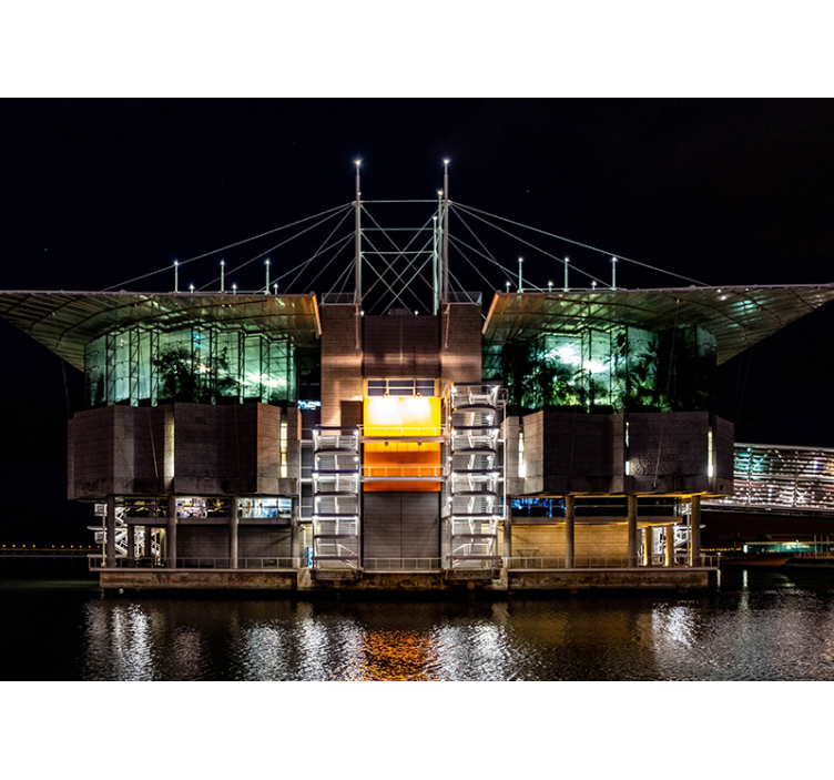 Futuristisk urban arkitektur fototapet byer - Tenstickers