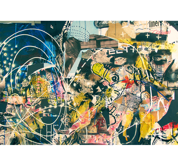 Fototapet urban kunst gatekunst - Tenstickers