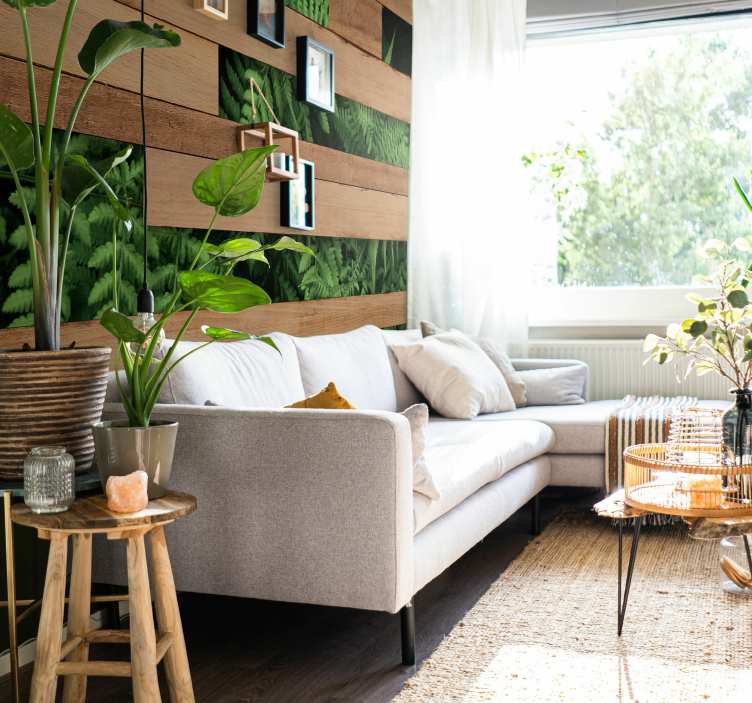 Frodige grøntområder fototapet natur - Tenstickers