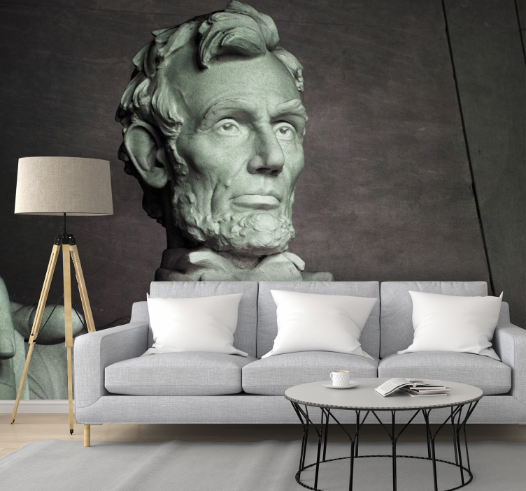 Abraham lincoln statue classic art fototapet - Tenstickers