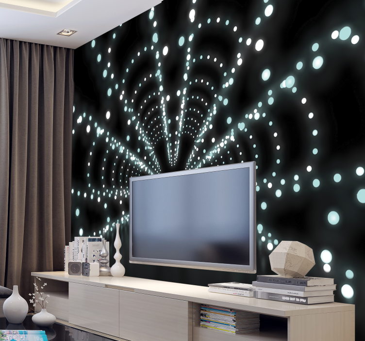 Abstrakte sirkler fototapet - Tenstickers