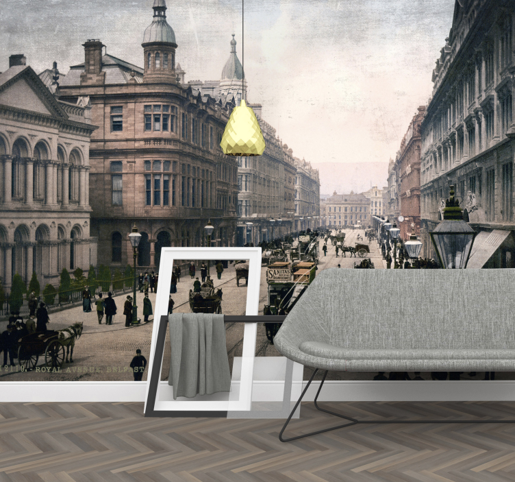 Belfast by foto fototapet - Tenstickers