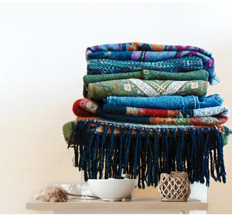 Fototapet andre teksturer og mønstre teksturerte stoffer - Tenstickers