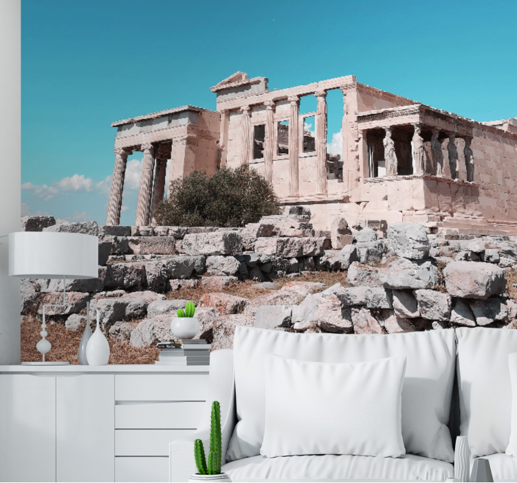 Fototapet byer gamle tempelruiner - Tenstickers