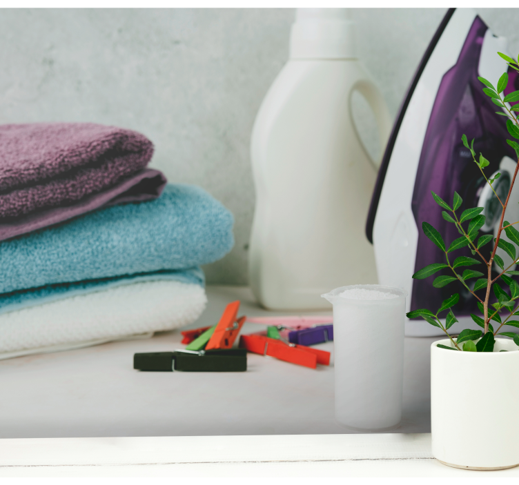 Fototapet kjøkken vaskeromsutstyr utstilling - Tenstickers