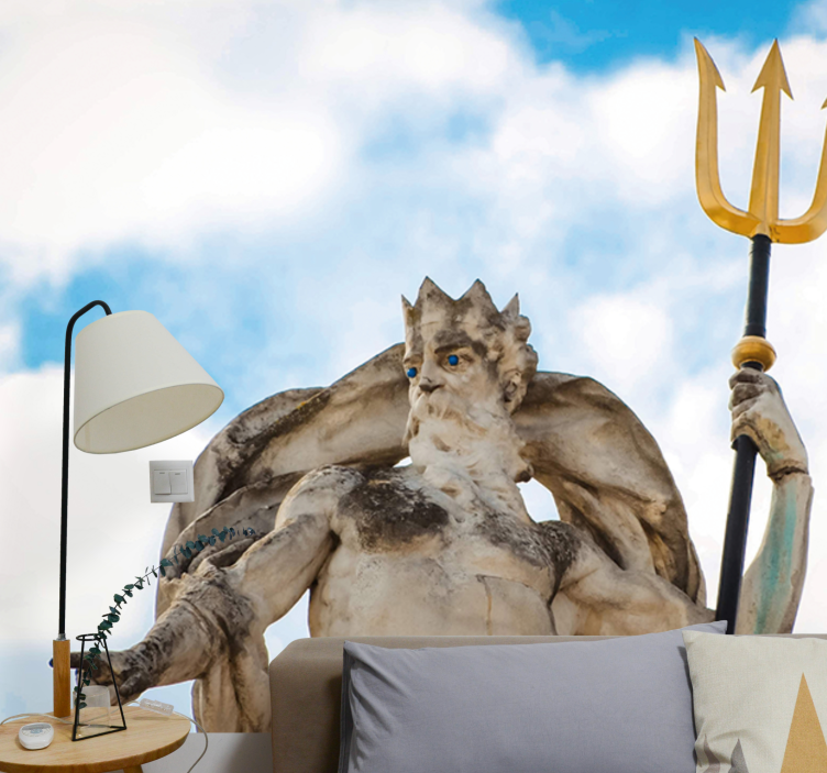 Fototapet kunst mytisk havhersker - Tenstickers