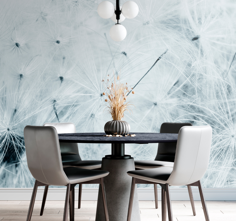 Fototapet løvetann delikate frø - Tenstickers