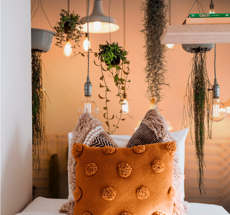 Fototapet natur hengende grønnakenter - Tenstickers