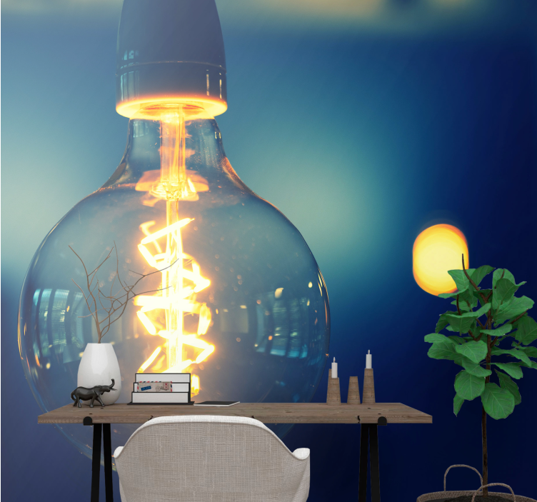 Fototapet sagn elegant lysarmatur - Tenstickers