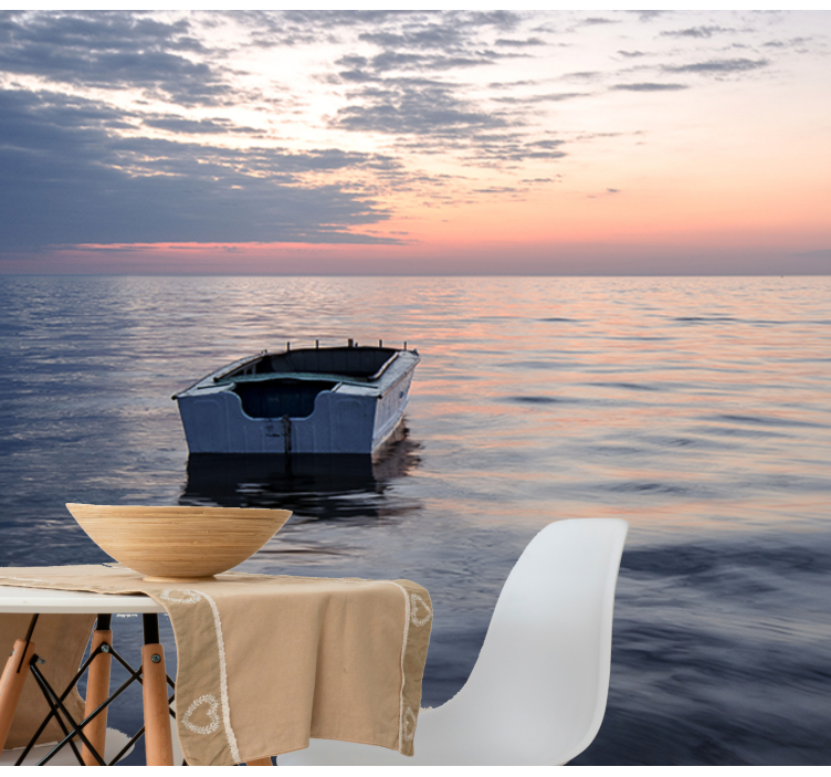 Fototapet sjø rolig undervannslandskap - Tenstickers