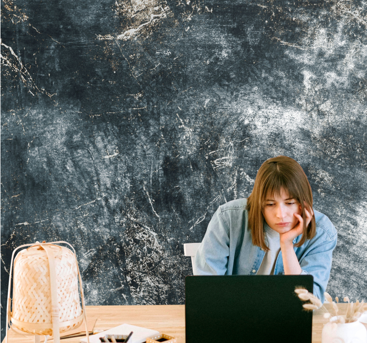 Fototapet tekstur mørk struktur - Tenstickers