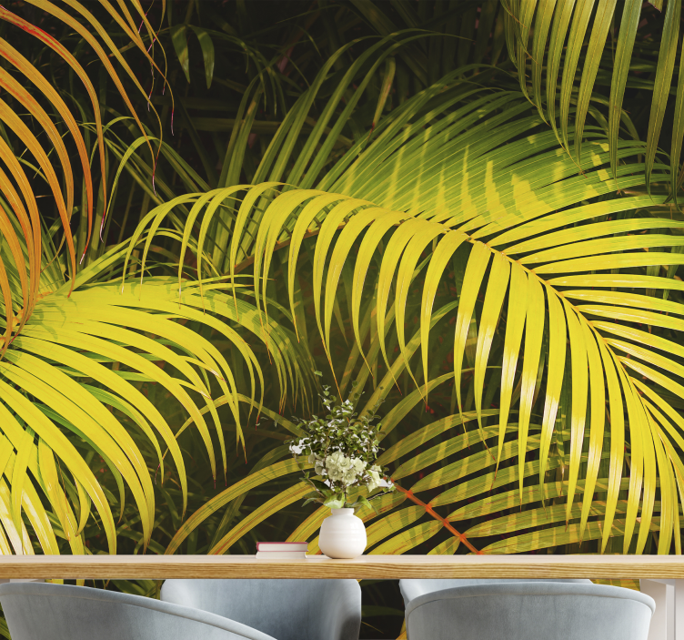 Frodig grøntområde fototapet natur - Tenstickers