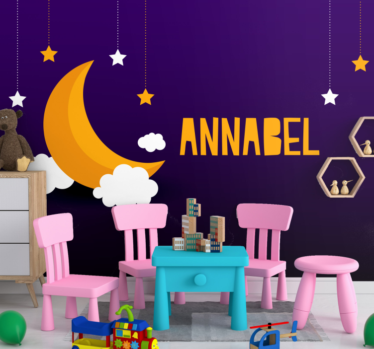 Himmellegemer og konstellasjoner fototapet spedbarn - Tenstickers