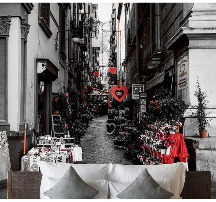 Napoli storby fototapet byer - Tenstickers