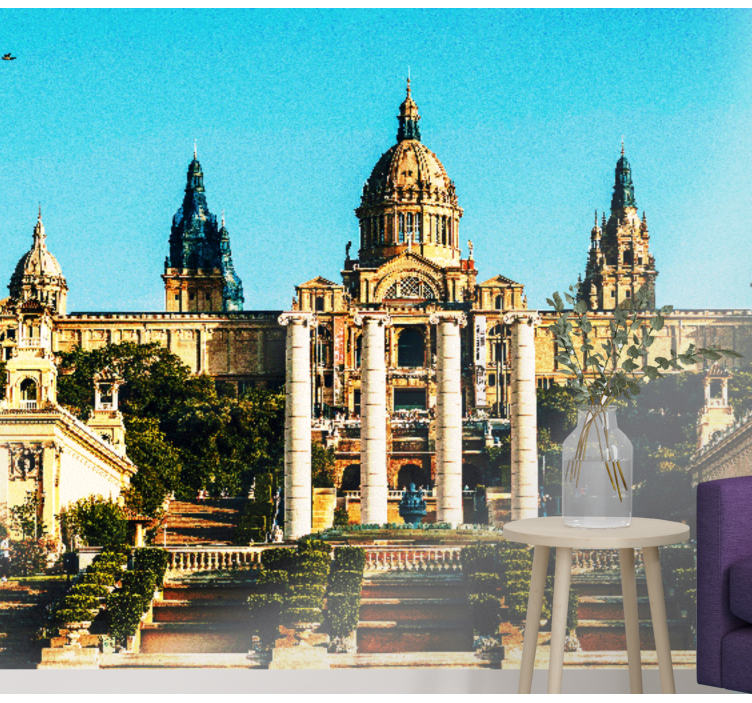 Nasjonalt katalansk museum fototapet Barcelona - Tenstickers