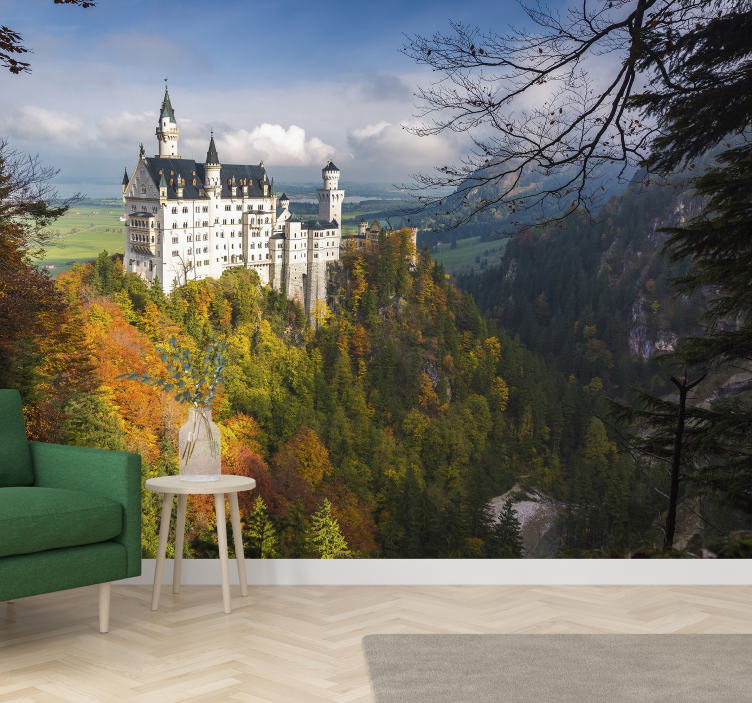 Neuschwanstein castle fototapet - Tenstickers