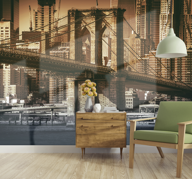 New york bridge fototapet - Tenstickers