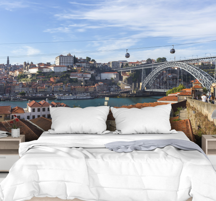 Porto panorama fototapet - Tenstickers