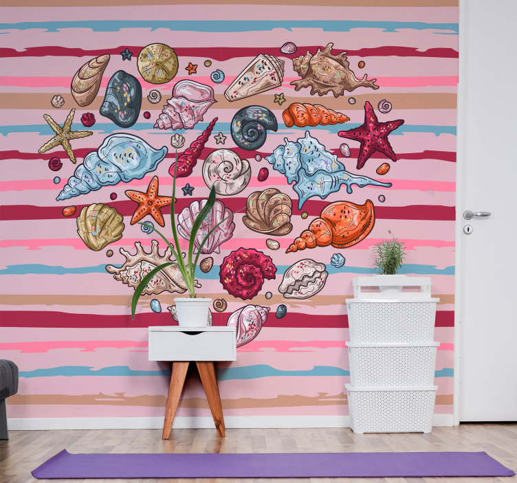 Sjø kjærlighet dyr fototapet - Tenstickers