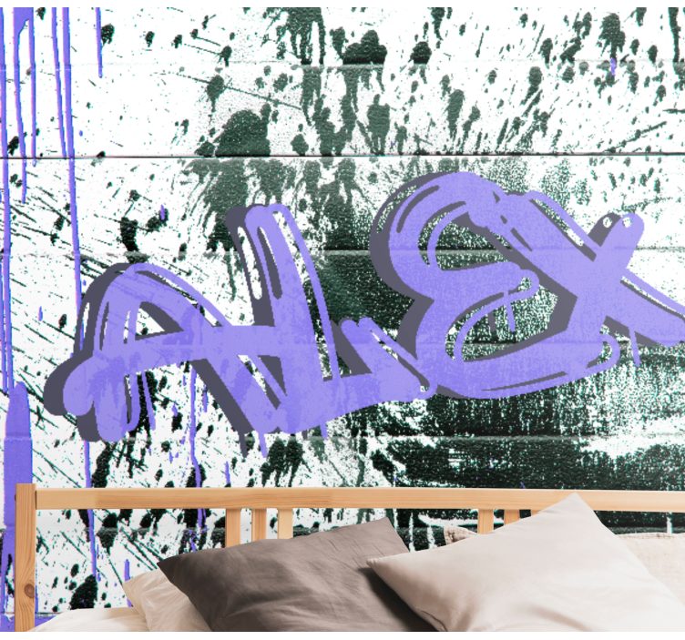 Tilpassbar urban etikett fototapet urban kunst - Tenstickers