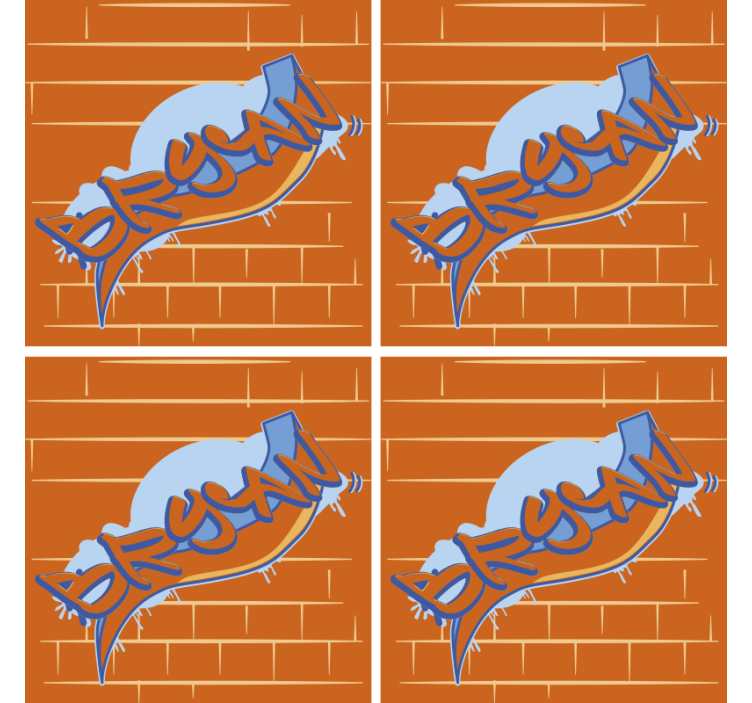 Underlag moderne urban graffiti bakgrunn - Tenstickers