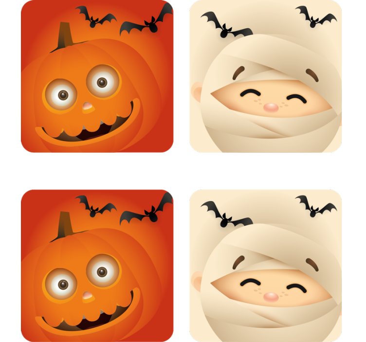 Søte barn halloween-dalbane - Tenstickers