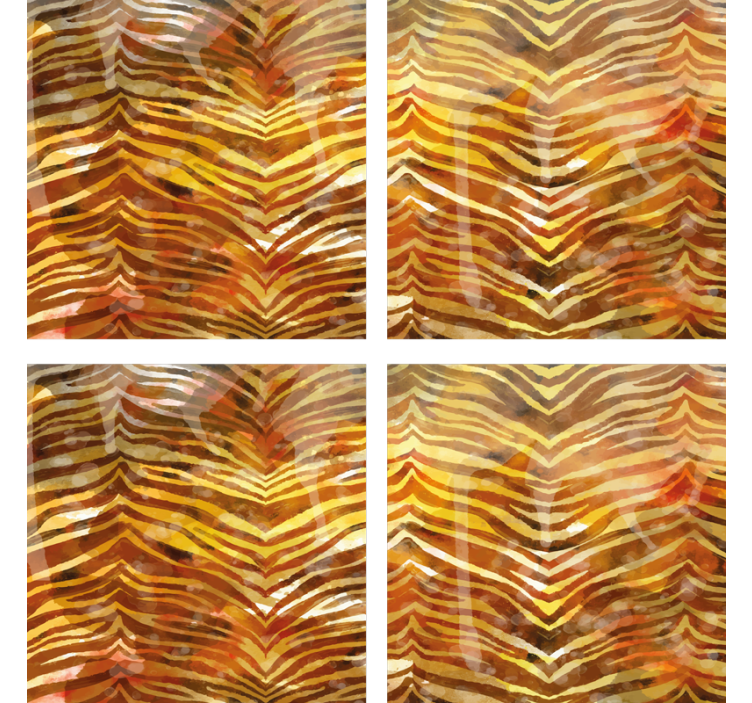 Sebramønstret overflate underlag - Tenstickers