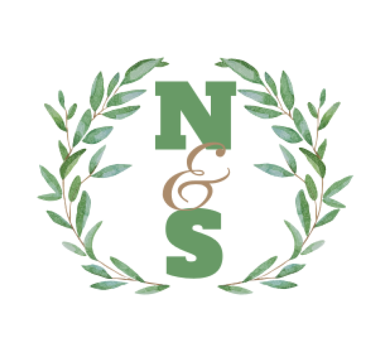 Første bokstaver etterlater tilpasset bryllupsbane - Tenstickers