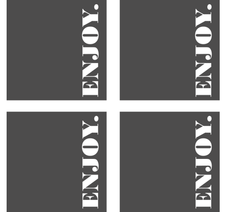 Mørkegrå teksturert nytelse underlag øl - Tenstickers