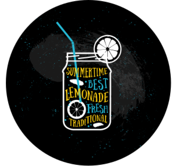 Underlag moderne sitronadekrukke - Tenstickers