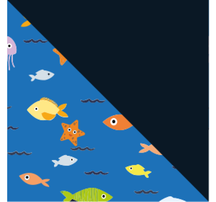 Moderne underlag fargerik undervannsscene - Tenstickers