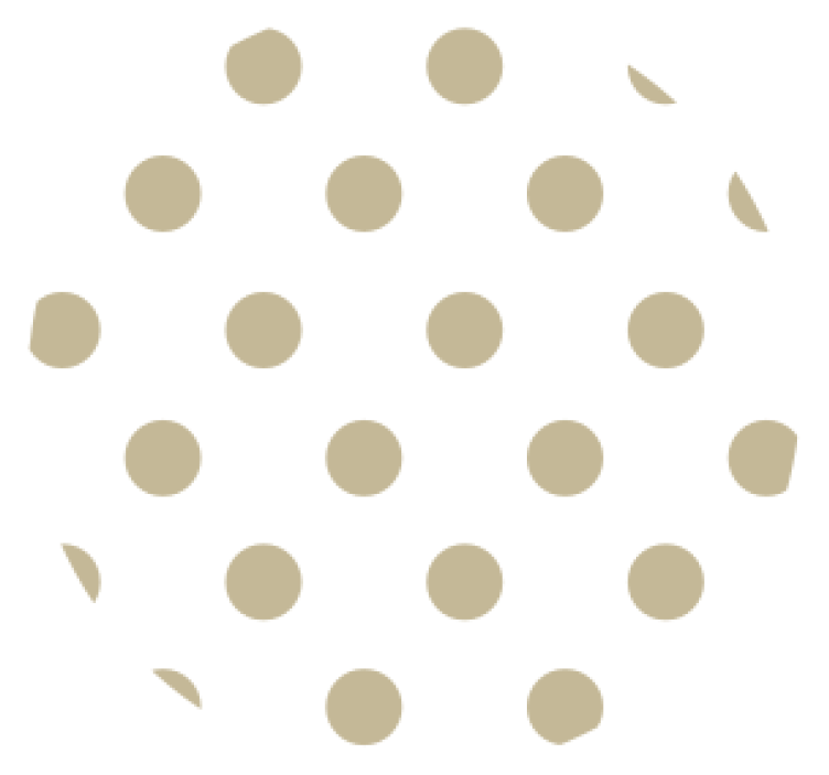 Beige prikker coaster moderne coaster - Tenstickers