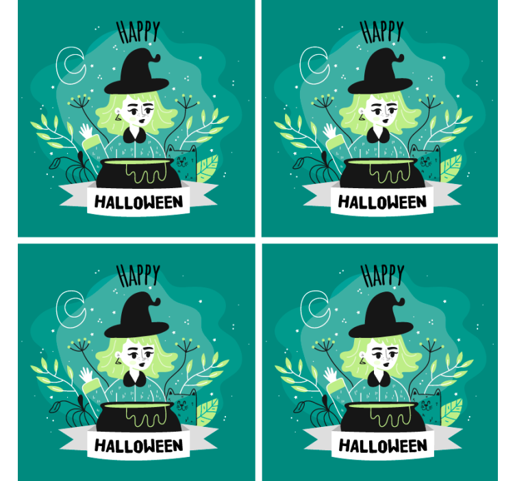 Lykkelig halloween heksedrikke - Tenstickers