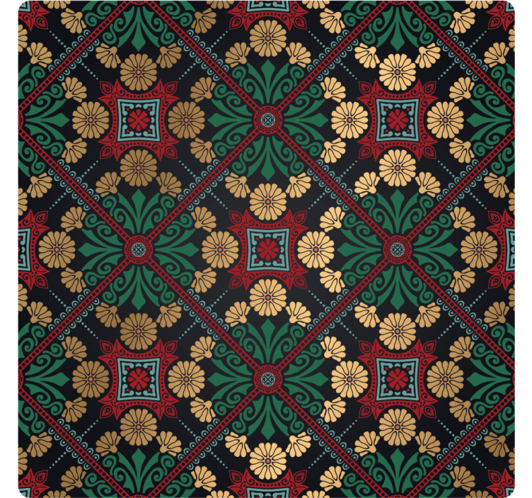 Blomstrete dekorativt ark underlag - Tenstickers