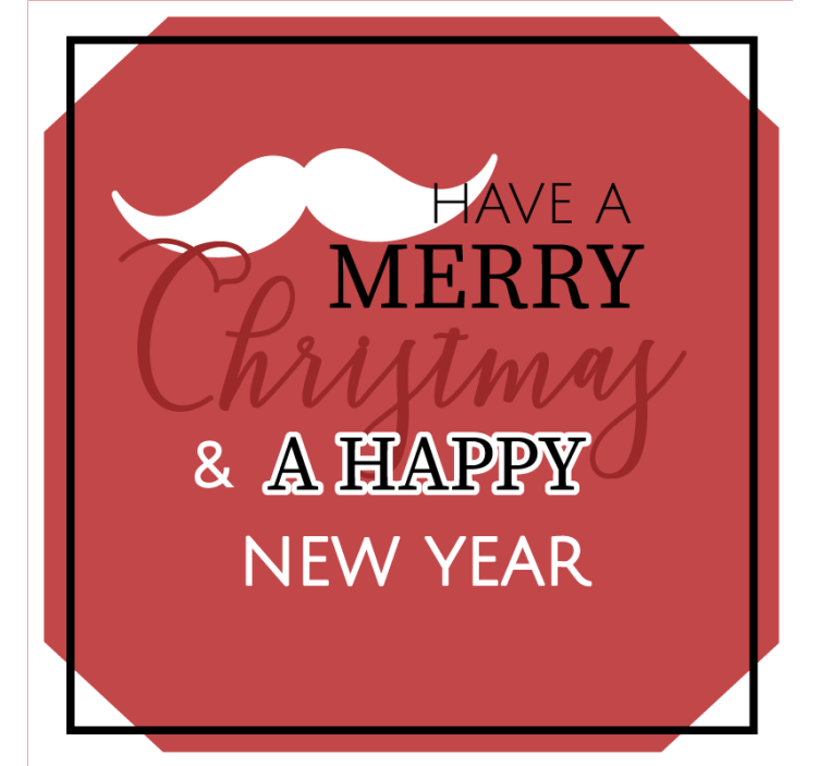 Underlag jul glede i høytiden - Tenstickers