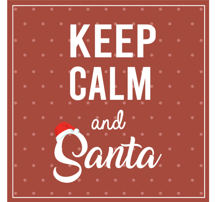 Underlag jul med festlig sitatdesign - Tenstickers