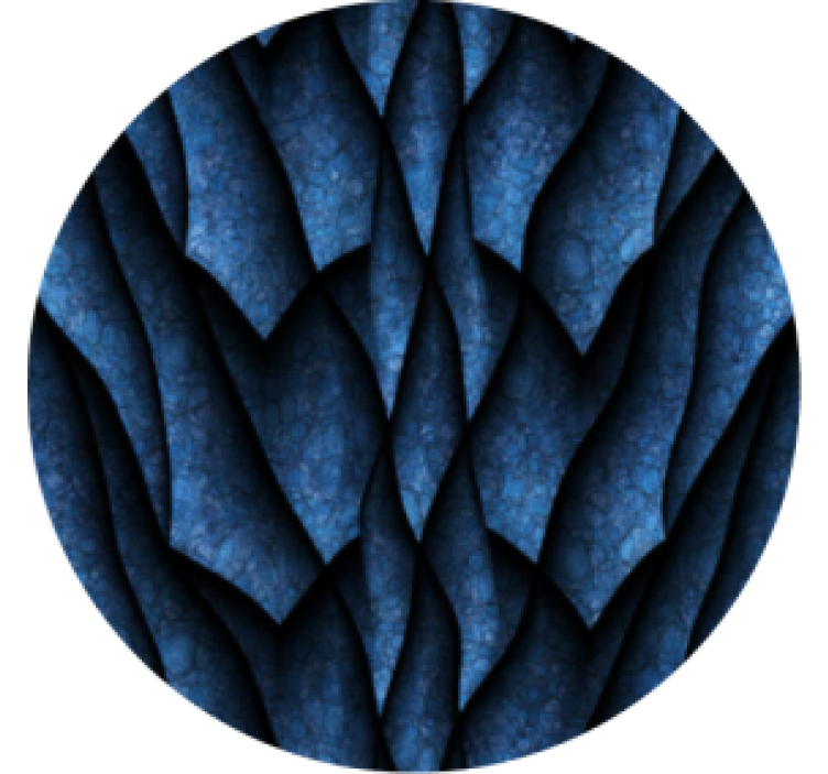 Sirkulært svart drage mønster underlag tekstur - Tenstickers