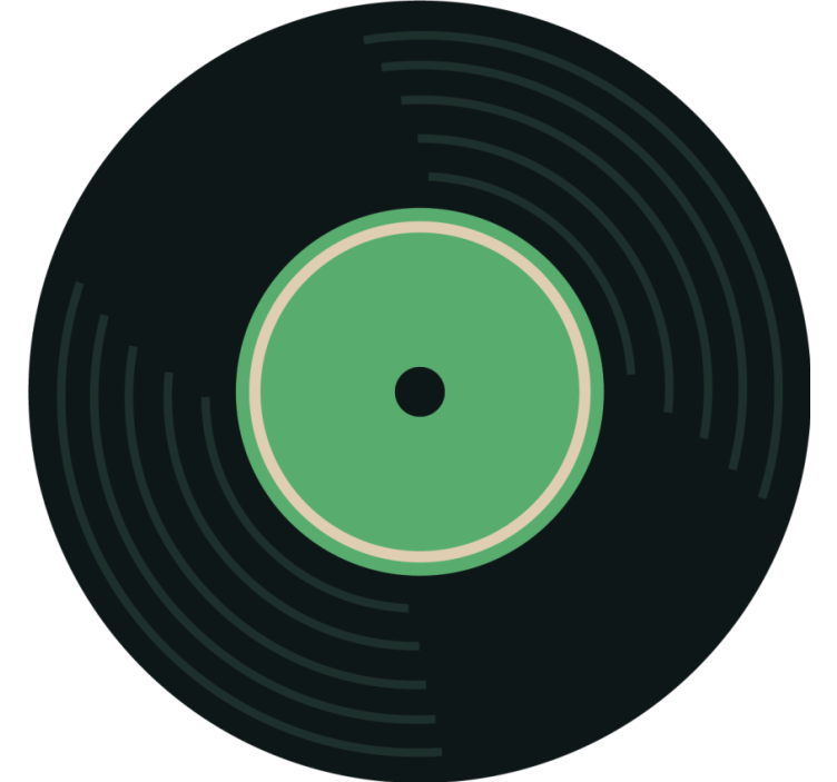 Diskosett for hvert sett vintage underlag - Tenstickers