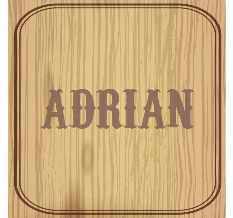 Underlag tilpasset treverkspersonalisering - Tenstickers