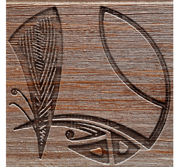 Intrikate tremønstre underlag - Tenstickers