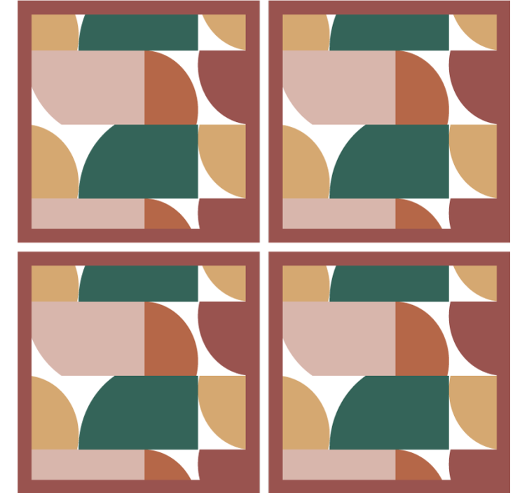 Abstrakt mønster geometrisk kunst underlag moderne - Tenstickers