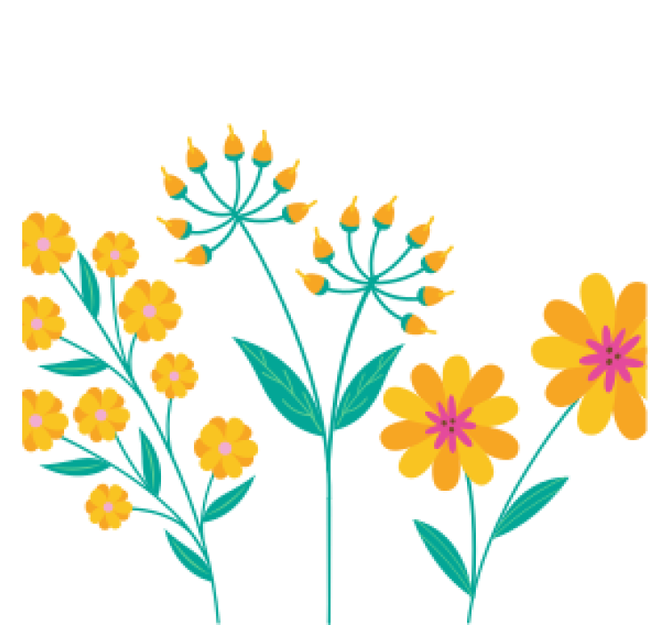 Underlag øl livlig blomst komposisjon - Tenstickers