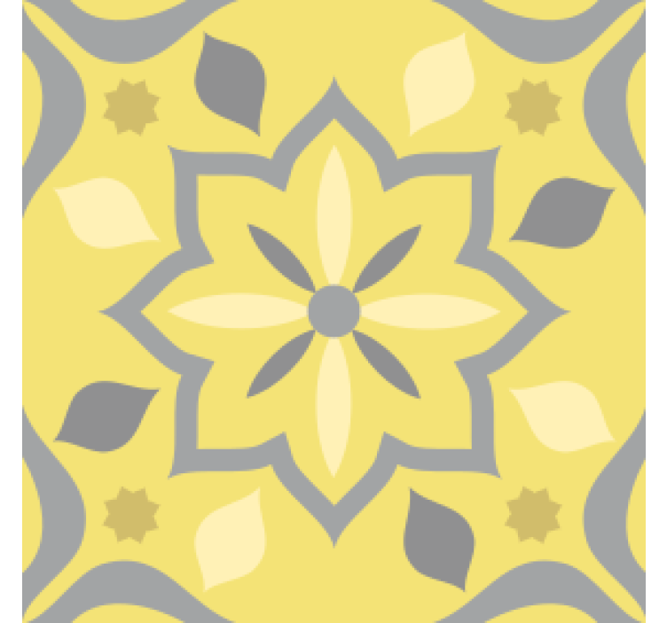 Underlag bryllup med blomstertrykkdesign - Tenstickers