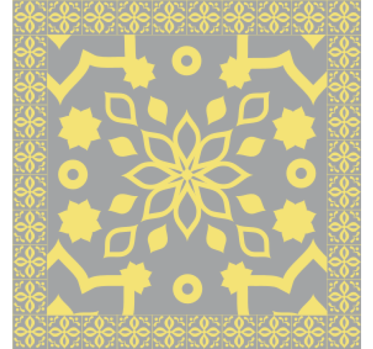 Intrikate botaniske detaljer underlag - Tenstickers