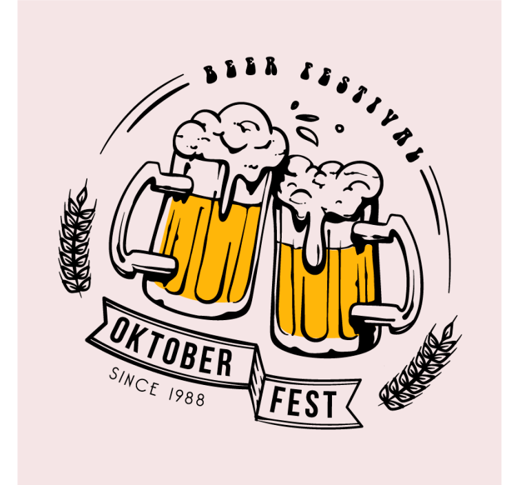 Underlag øl oktoberfest skål - Tenstickers