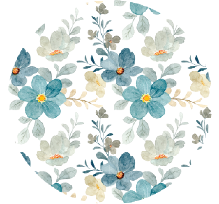 Underlag moderne botanisk teksturert finish - Tenstickers