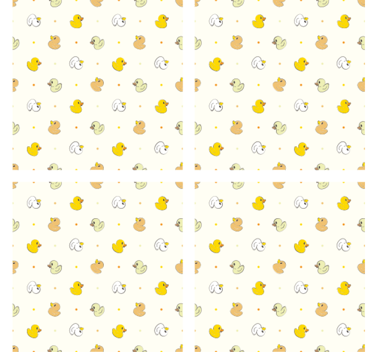 Underlag moderne med sjarmerende andemønster - Tenstickers